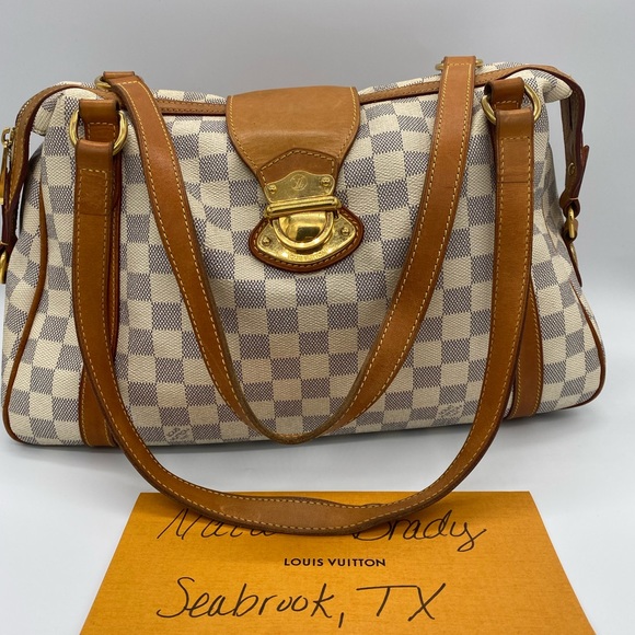 Louis Vuitton Stresa PM in Damier Azur - Picture 8 of 12